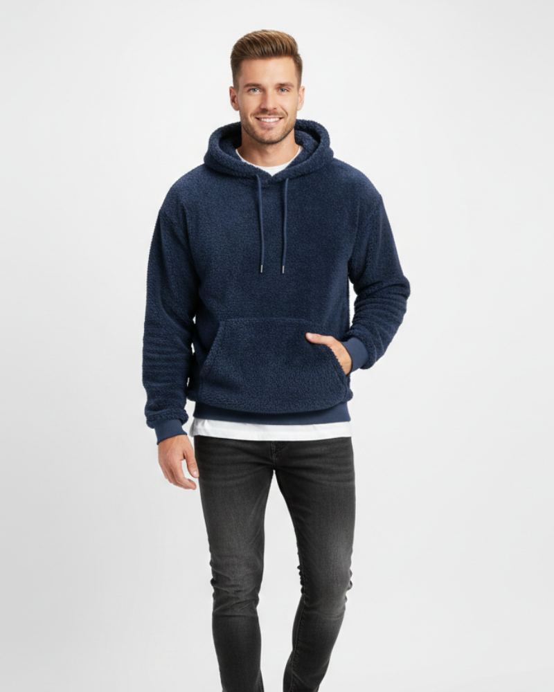 Sudadera con capucha Kila Fluffy Unisex – Sudadera ultra suave, ligera y cálida con bolsillo canguro