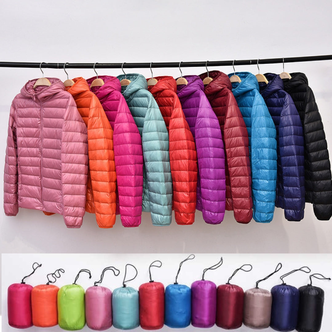 Aria Femme Veste Imperméable – Légère, Polyvalente & Élégante avec Capuche Amovible
