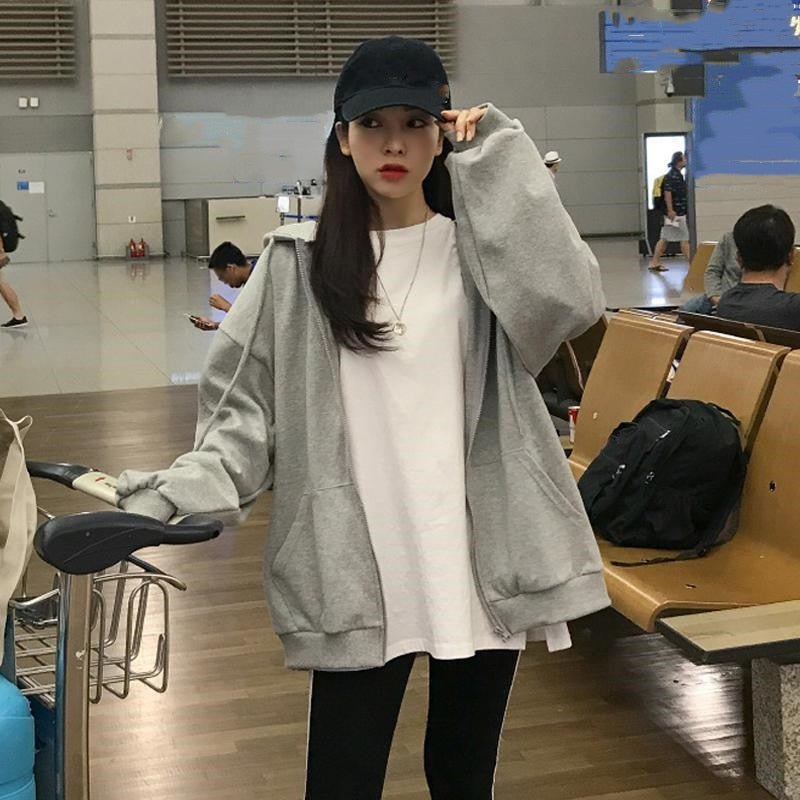 Ayleen Veste Femme – Oversize à Capuche avec Poches, Style Moderne & Confortable