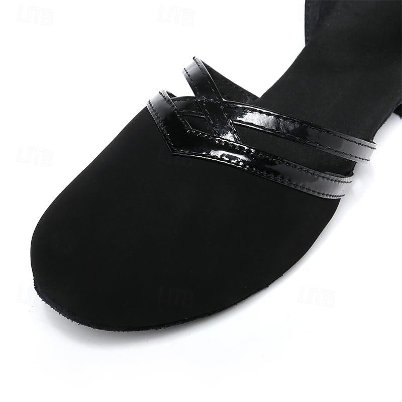 Zeline Women's Dance Shoes – Comfortable Latin & Ballroom Sandals with Stable Heel
